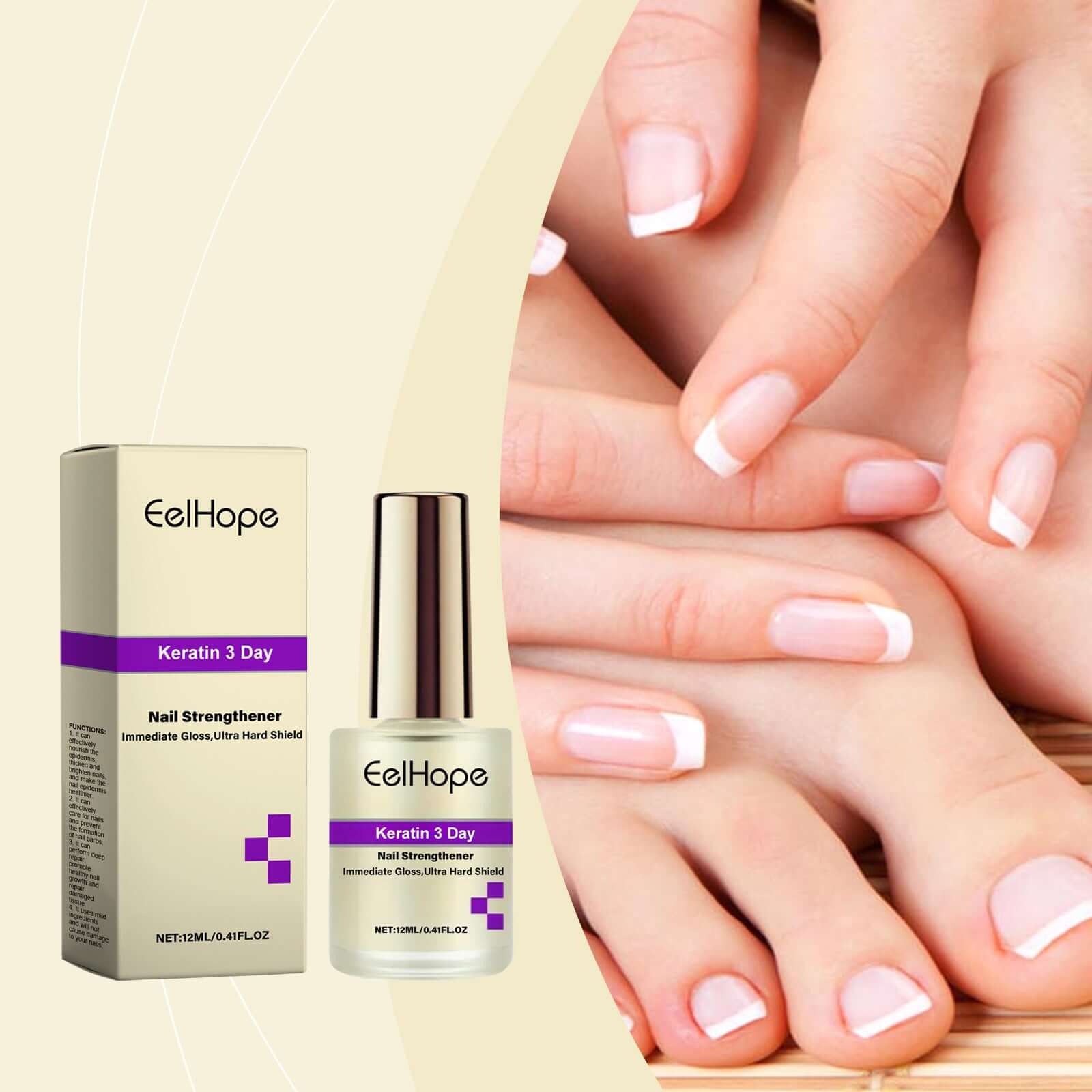 Eelhope Nail Care Solution Hand, Foot, And Nail Exfoliating Soft Nail Moisturizing And Brightening Nail Care Essence
