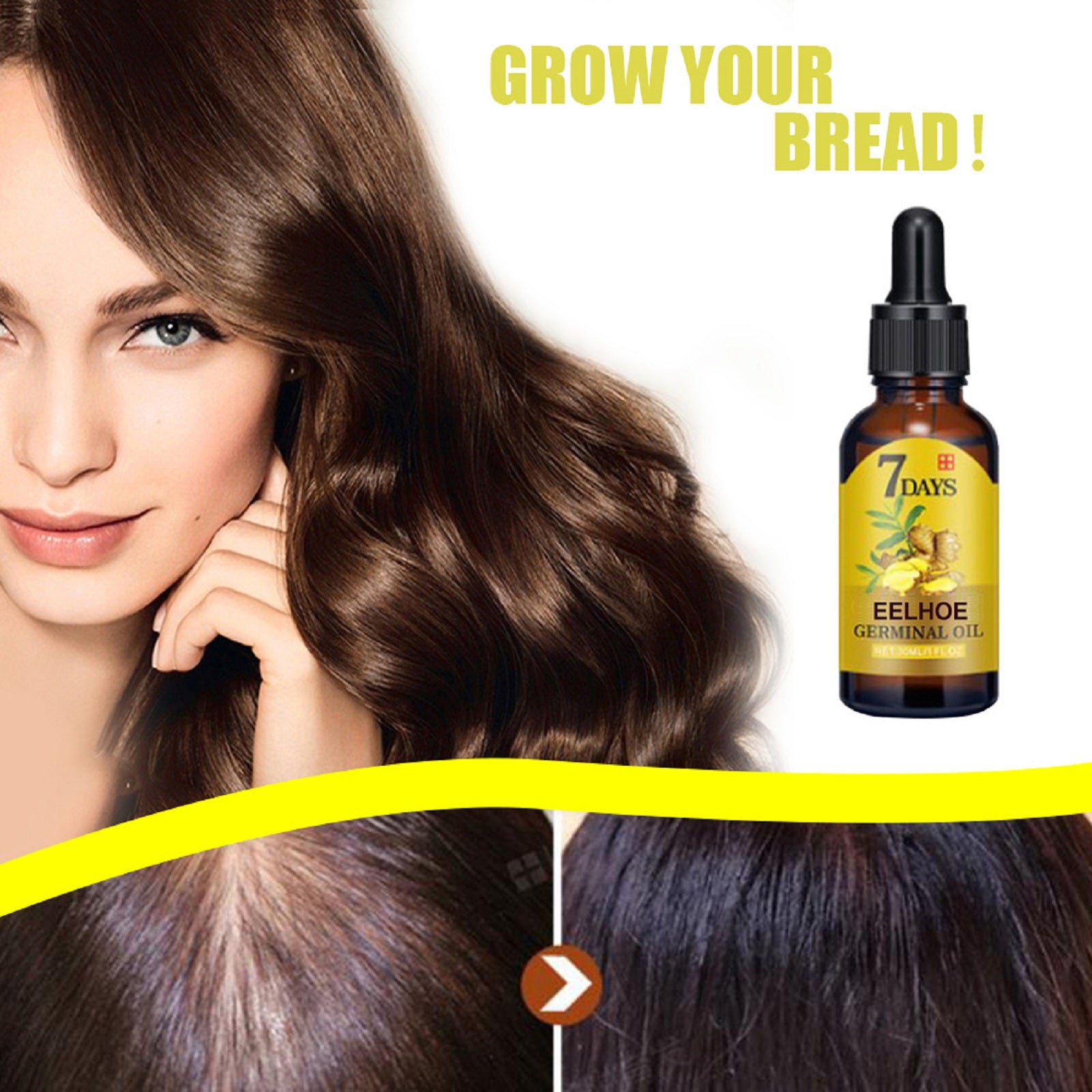 Ginger Hair Care Solution For Hair Nourishing And Moisturizing Hair Care For Hair Stabilizing And Preventing Hair Loss