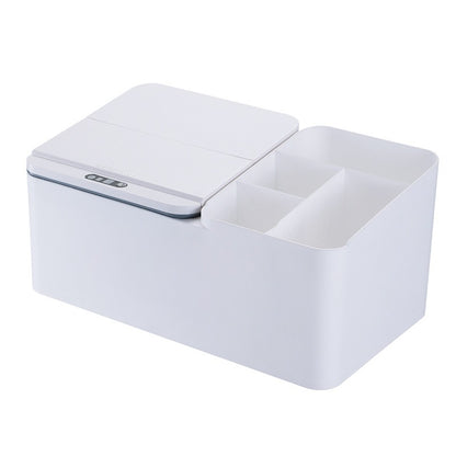 Inductive electric desktop storage box rack, jewelry sorting, skincare tissue box, storage box