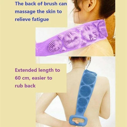 Bath Artifact Shower Shower Silicone Body Brush Bath Belt Exfoliating Body Brush Belt Wash