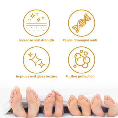 Fungal nail repair patches benefits: increase nail strength, repair damaged nails, improve nail gloss texture, provide further protection.