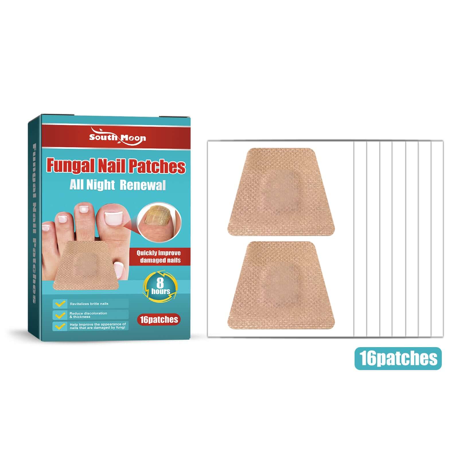 South Moon Nail Care Night Patch Nail Moisturizing And Brightening Care Soft Nail Thickening Nail Patch