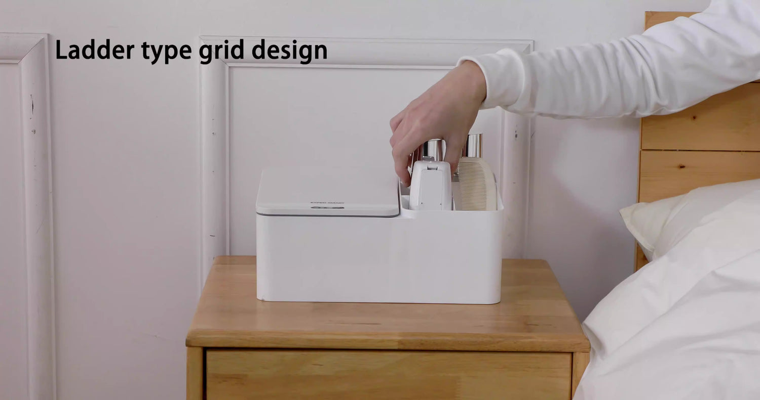 Inductive electric desktop storage box rack, jewelry sorting, skincare tissue box, storage box