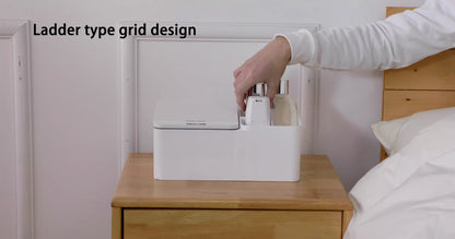 Inductive electric desktop storage box rack, jewelry sorting, skincare tissue box, storage box