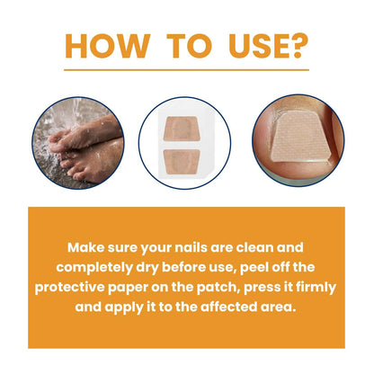 Fungal Nail Patches, Repair Nail Thickening Grey Nail Soft Nail Shine Nail Care Patch